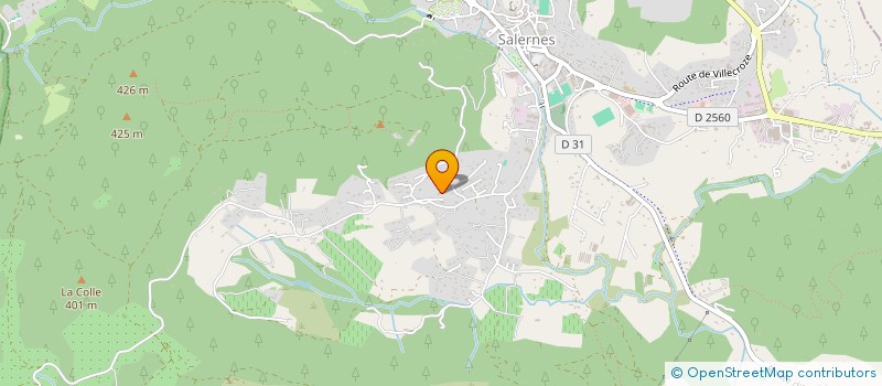 localisation de l'entreprise MADAME CHRISTINE ROUX  SALERNES