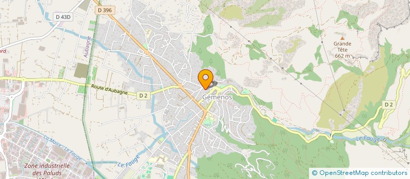 localisation de l'entreprise MADAME CHRISTINE ROUX  GEMENOS