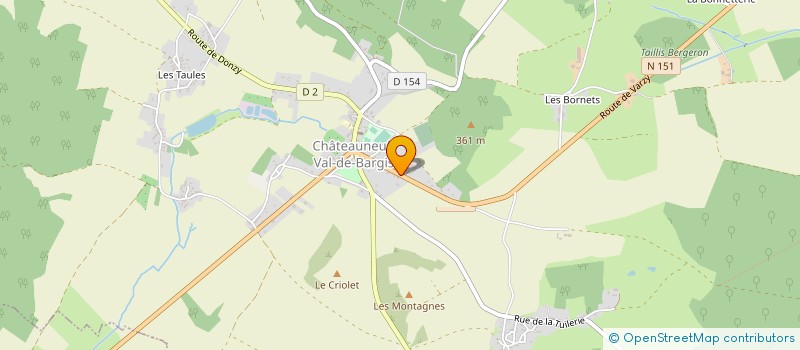 localisation de l'entreprise MADAME CHRISTINE ROY  CHATEAUNEUF-VAL-DE-BARGIS