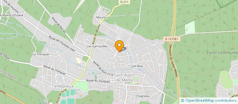 localisation de l'entreprise MADAME CHRISTINE ROY  SAINT-AUBIN-DE-MEDOC