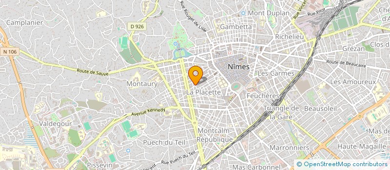 localisation de l'entreprise MADAME CHRISTINE ROYER  NIMES