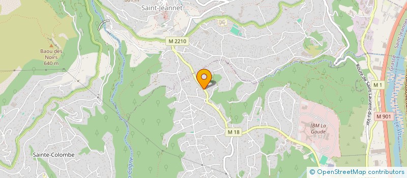 localisation de l'entreprise MADAME CHRISTINE SABATO  LA GAUDE