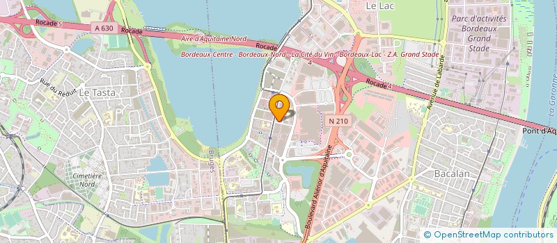 localisation de l'entreprise MADAME CHRISTINE SAE CHIAO à BORDEAUX