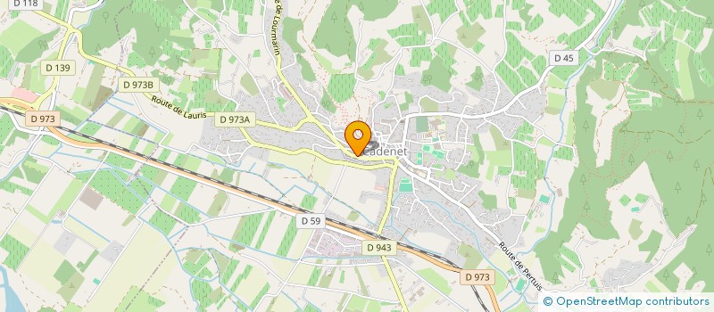 localisation de l'entreprise MADAME CHRISTINE SAGGINI  CADENET