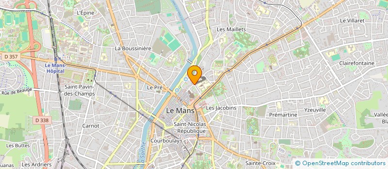 localisation de l'entreprise MADAME CHRISTINE SAILLARD  LE MANS