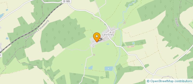 localisation de l'entreprise MADAME CHRISTINE SAINT-EVE  LEINTREY