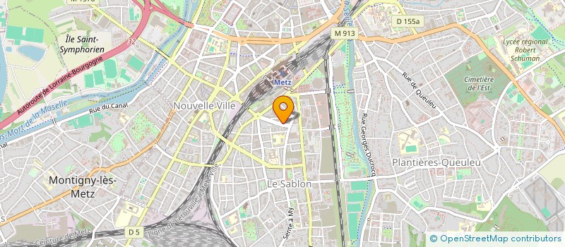 localisation de l'entreprise MADAME CHRISTINE SAINTIGNY à METZ