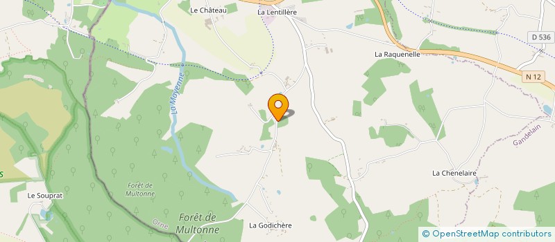 localisation de l'entreprise MADAME CHRISTINE SALLARD à LALACELLE