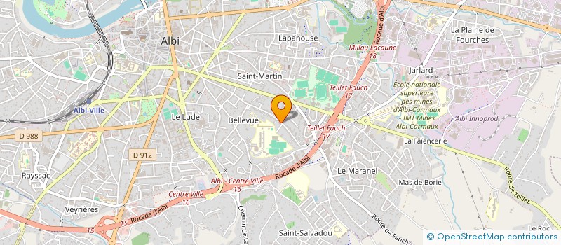 localisation de l'entreprise MADAME CHRISTINE SALVADORI  ALBI