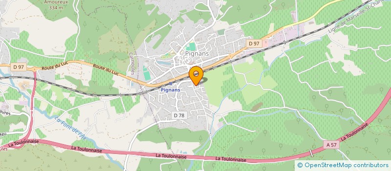 localisation de l'entreprise MADAME CHRISTINE SAMAIN  PIGNANS