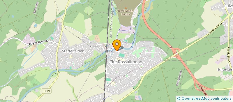 localisation de l'entreprise MADAME CHRISTINE SANCHEZ  STAFFELFELDEN