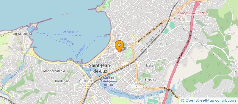 localisation de l'entreprise MADAME CHRISTINE SANSEBASTIAN à SAINT-JEAN-DE-LUZ