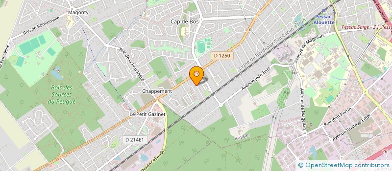 localisation de l'entreprise MADAME CHRISTINE SANSOT à PESSAC