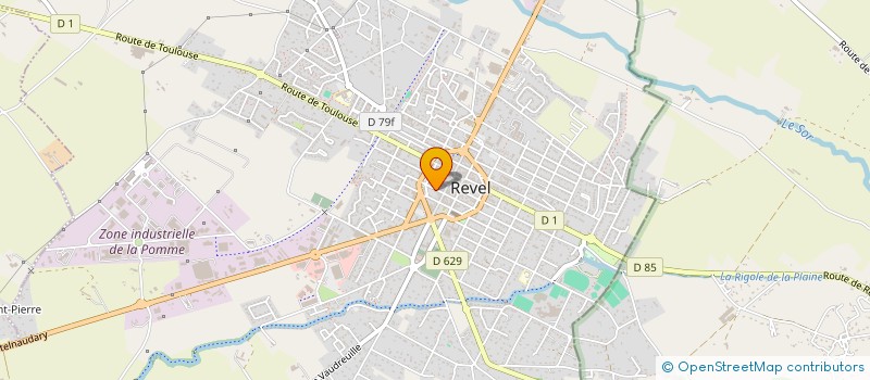 localisation de l'entreprise MADAME CHRISTINE SARTRE  REVEL