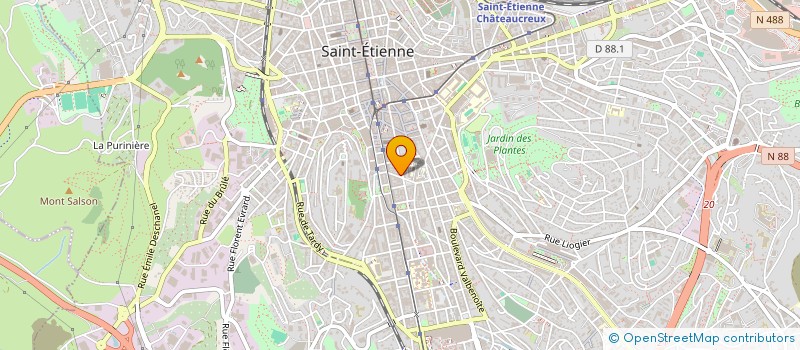 localisation de l'entreprise MADAME CHRISTINE SAUVIGNET  SAINT-ETIENNE