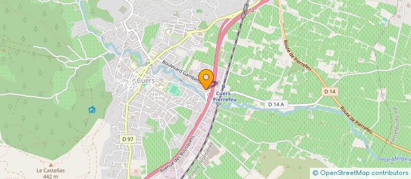 localisation de l'entreprise MADAME CHRISTINE SAVIO  CUERS