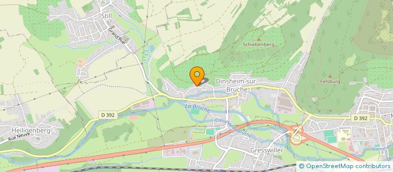 localisation de l'entreprise MADAME CHRISTINE SCHAEFER  DINSHEIM-SUR-BRUCHE