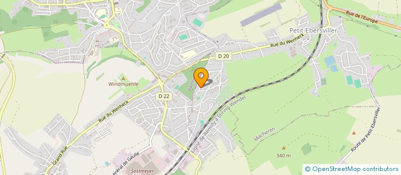 localisation de l'entreprise MADAME CHRISTINE SCHIEL  MACHEREN