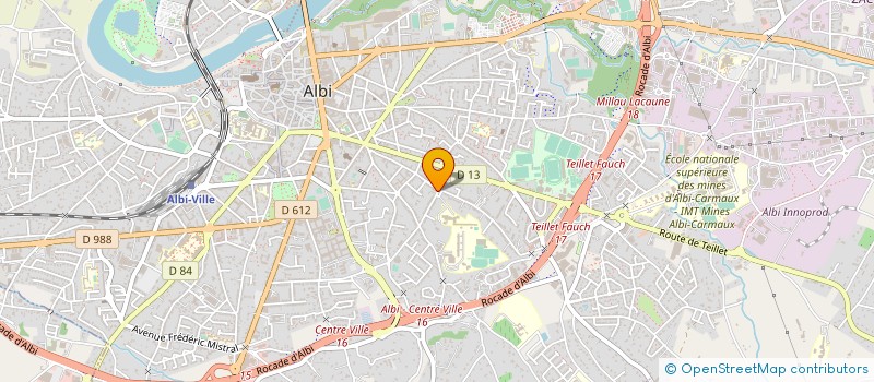 localisation de l'entreprise MADAME CHRISTINE SCHOENDORF à ALBI