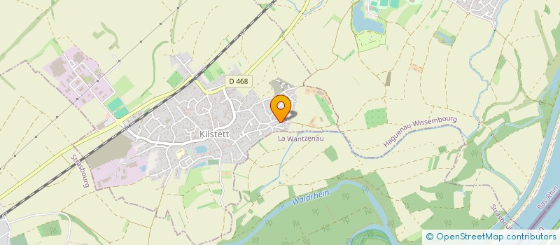 localisation de l'entreprise MADAME CHRISTINE SCHWARTZ  KILSTETT