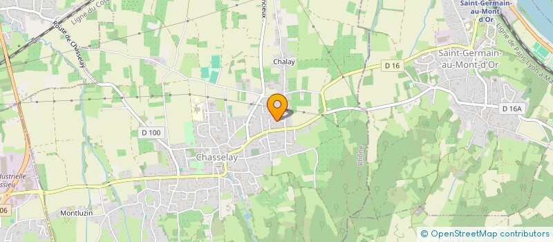 localisation de l'entreprise MADAME CHRISTINE SCHWEISTHAL  CHASSELAY