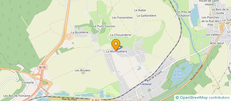 localisation de l'entreprise MADAME CHRISTINE SEBASTIANETTI  FRETEVAL