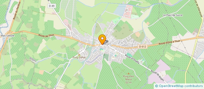 localisation de l'entreprise MADAME CHRISTINE SEBERT  BAGES