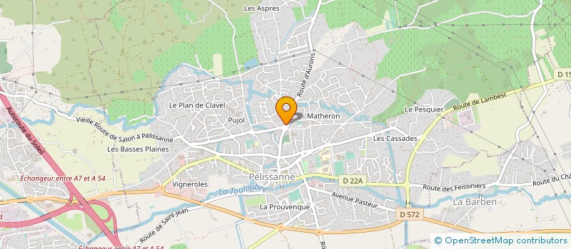 localisation de l'entreprise MADAME CHRISTINE SECHI  PELISSANNE