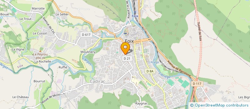 localisation de l'entreprise MADAME CHRISTINE SEGRIA à FOIX