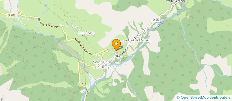 localisation de l'entreprise MADAME CHRISTINE SEHET  SAINT-PAUL-SUR-UBAYE