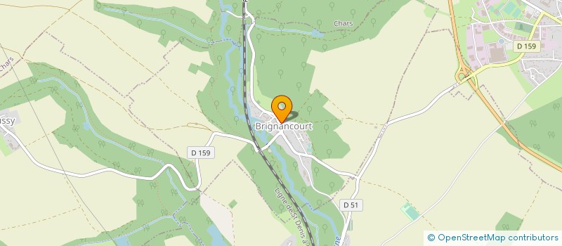 localisation de l'entreprise MADAME CHRISTINE SELLE  BRIGNANCOURT