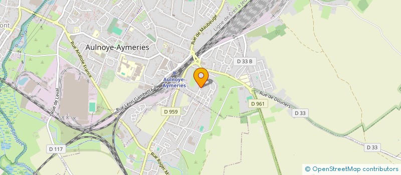 localisation de l'entreprise MADAME CHRISTINE SELOS  AULNOYE-AYMERIES