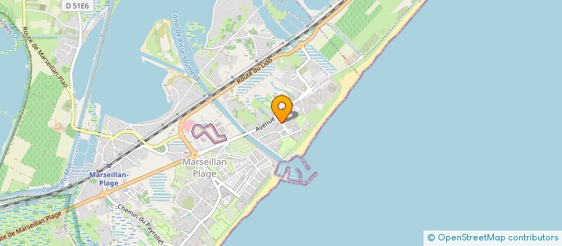 localisation de l'entreprise MADAME CHRISTINE SEMON à MARSEILLAN