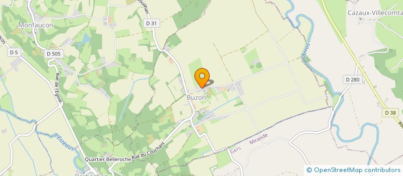 localisation de l'entreprise MADAME CHRISTINE SENAC  BUZON