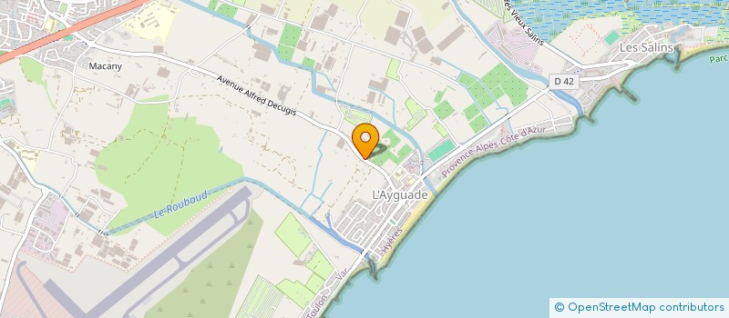 localisation de l'entreprise MADAME CHRISTINE SENES  HYERES
