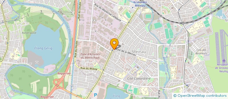 localisation de l'entreprise MADAME CHRISTINE SENGLER  STRASBOURG