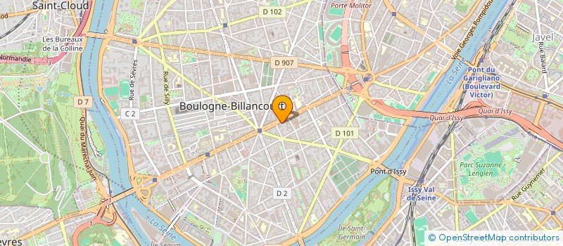 localisation de l'entreprise MADAME CHRISTINE SERBOURCE à BOULOGNE-BILLANCOURT