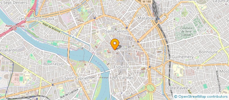 localisation de l'entreprise MADAME CHRISTINE SERIGNAC  TOULOUSE