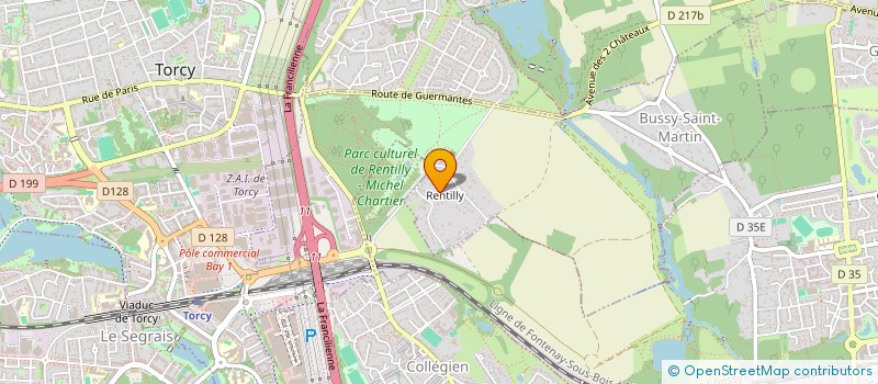 localisation de l'entreprise MADAME CHRISTINE SERIO  BUSSY-SAINT-MARTIN