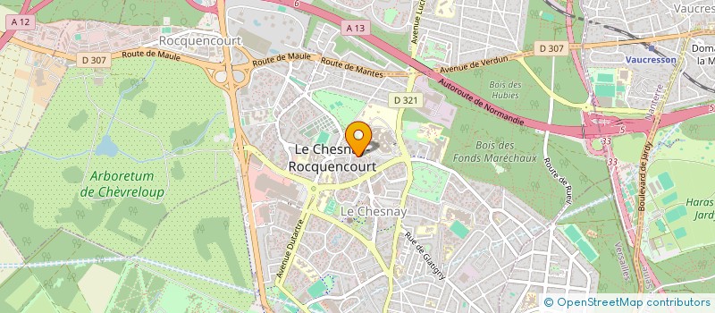 localisation de l'entreprise MADAME CHRISTINE SEURIN à LE CHESNAY-ROCQUENCOURT