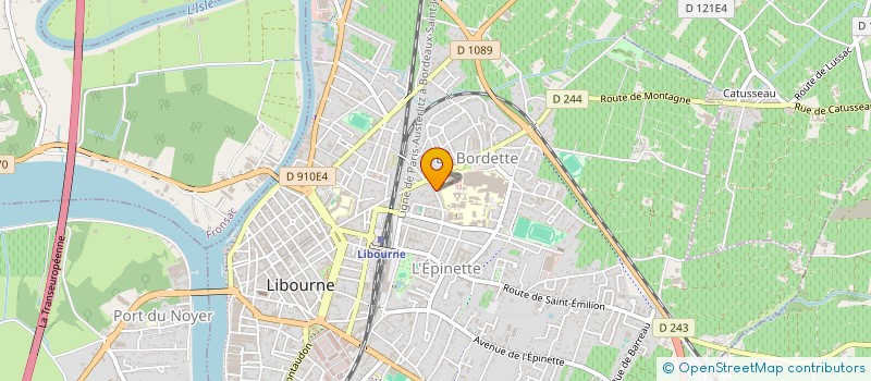 localisation de l'entreprise MADAME CHRISTINE SEURIN  LIBOURNE