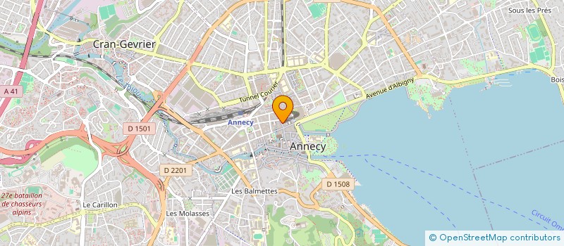 localisation de l'entreprise MADAME CHRISTINE SEVY  ANNECY