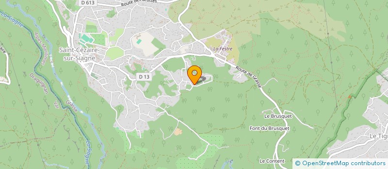 localisation de l'entreprise MADAME CHRISTINE SFEZ à SAINT-CEZAIRE-SUR-SIAGNE