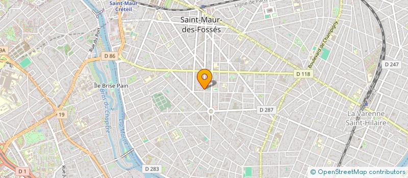 localisation de l'entreprise MADAME CHRISTINE SIDOLI à SAINT-MAUR-DES-FOSSES