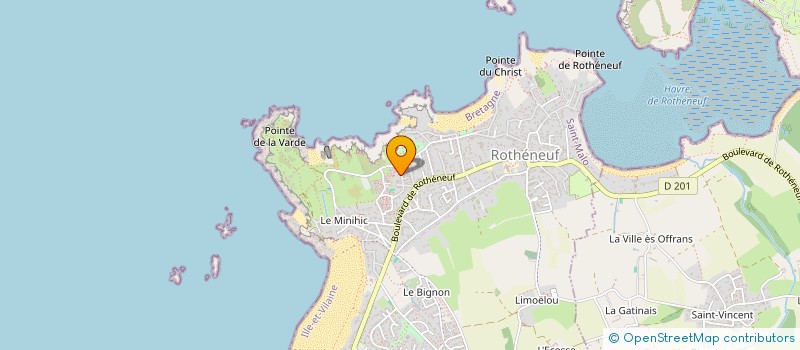 localisation de l'entreprise MADAME CHRISTINE SIEMEN  SAINT-MALO