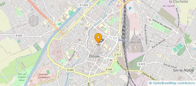 localisation de l'entreprise MADAME CHRISTINE SIFFRID-FLINOIS  DOUAI