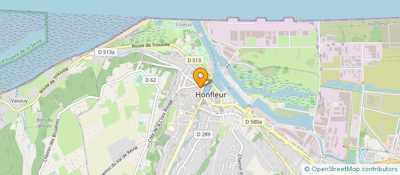 localisation de l'entreprise MADAME CHRISTINE SIGWALT à HONFLEUR