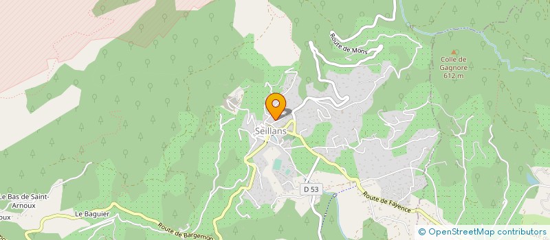 localisation de l'entreprise MADAME CHRISTINE SION  FAYENCE