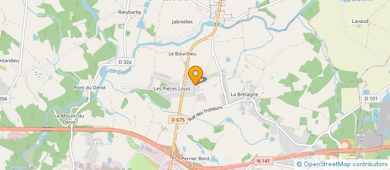localisation de l'entreprise MADAME CHRISTINE SIX  SAINT-JUNIEN
