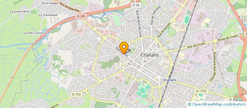 localisation de l'entreprise MADAME CHRISTINE SMEKTALA à CHALLANS